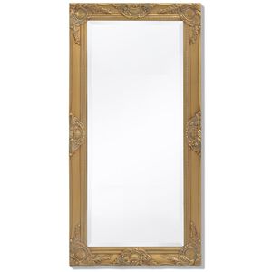 vidaXL Miroir mural style baroque 100x50 cm Dor&eacute;