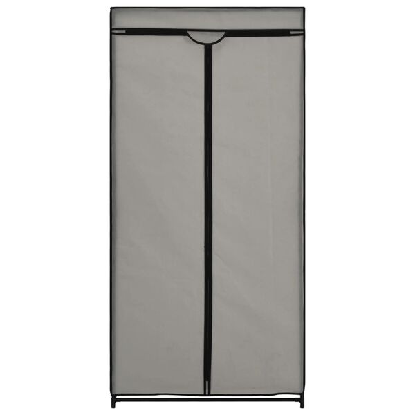 vidaXL Garde-robe Gris 75x50x160 cm
