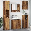 vidaXL Ensemble de mobilier de salle de bain 5 pcs Bois Ancien