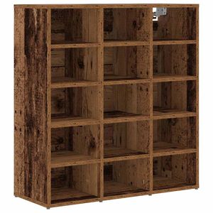 vidaXL Cabinet &agrave; chaussures 77,5 x 30 x 83,5 cm Bois d'ing&eacute;nierie