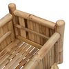vidaXL Jardini&egrave;re avec support Naturel 50 x 38 x 74 cm Bambou