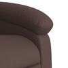 vidaXL Fauteuil inclinable marron similicuir