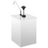 vidaXL Distributeur de sauces Acier inoxydable 3,5 L
