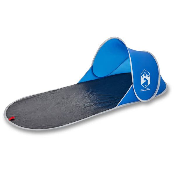 vidaXL Tente de plage bleu azuré escamotable imperméable