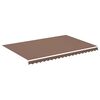 vidaXL Tissu de remplacement pour auvent Marron 4,5x3 m