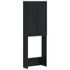 vidaXL Armoire de toilette EDE Noir 66 x 25,5 x 190 cm