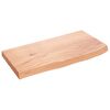 vidaXL Comptoir de salle de bain marron 60x30x(2-4) cm bois trait&eacute;