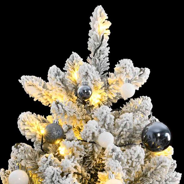 vidaXL Sapin de No&euml;l artificiel articul&eacute; 300 LED et boules 270 cm