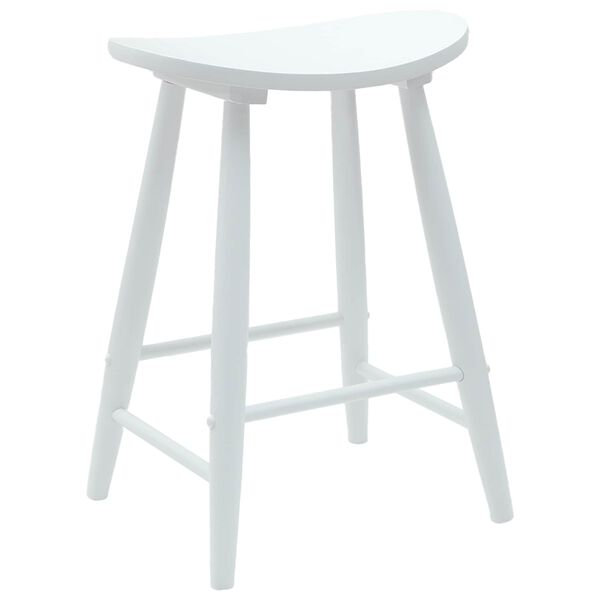 vidaXL Chaises de salle &agrave; manger 2 pcs Blanc 46 x 37 x 63 cm