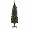 vidaXL Sapin de Noël artificiel Vert 150 cm PVC et acier et plastique