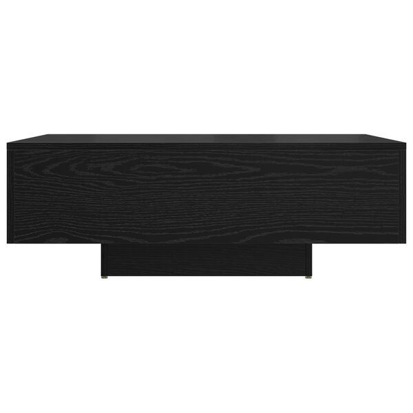 vidaXL Table basse Ch&ecirc;ne noir 85 x 55 x 31 cm