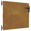 vidaXL Porte de Jardin 85 x 75 cm Acier peint par poudre Verrouillable
