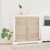 vidaXL Porte de Cabinet avec porte 2 pcs Naturel 110 x 2,1 x 59,5 cm