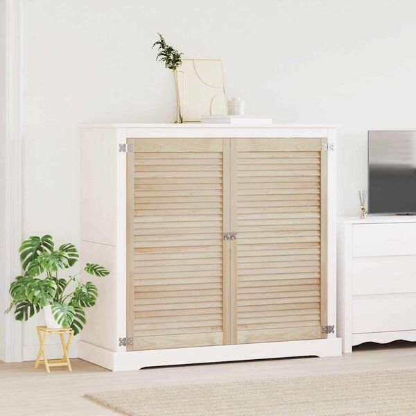 vidaXL Porte de Cabinet avec porte 2 pcs Naturel 110 x 2,1 x 59,5 cm
