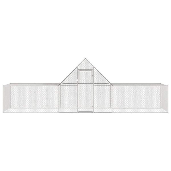 vidaXL Poulailler 6 x 2 x 2 m Acier galvanis&eacute;