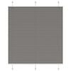 vidaXL Store pliss&eacute; anthracite 115x100 cm largeur du tissu 114,4 cm