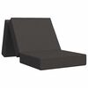 vidaXL Canap&eacute;-lit pliable 90 x 63 x 45 cm Gris fonc&eacute;