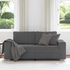 vidaXL Canap&eacute; causeuse gris fonc&eacute; 180x77x82 cm tissu velours c&ocirc;tel&eacute;