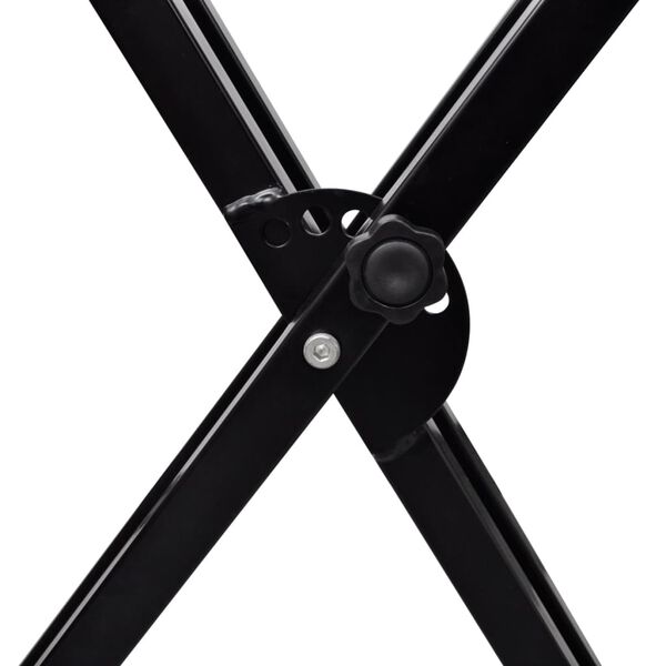 Support de clavier réglable double barre en X