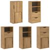 vidaXL Armoires latérales 5 pcs ODDA 40x24x79 cm bois massif pin