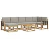 vidaXL Ensemble de canap&eacute;s d'ext&eacute;rieur 8 pcs Blanc et gris clair