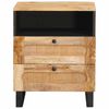 vidaXL Cabinet de chevet Naturel 50 x 33 x 62 cm Bois de mangue massif