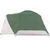 vidaXL Tente de camping avec porche 4 personnes vert imperm&eacute;able