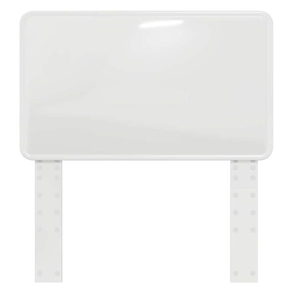 vidaXL Tête de lit Blanc Brillant 75 cm Bois d'ingénierie