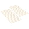 vidaXL Latte de lit 32 pc Naturel 90 x 6 x 1,3 cm Pin massif