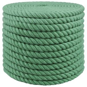 vidaXL Corde en Jute 20 mm Vert Jute 100% Tossa
