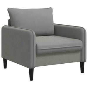 vidaXL Fauteuil XL Gris fonc&eacute; Velours