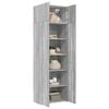 vidaXL Armoire de rangement sonoma gris 70x42,5x225 cm