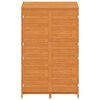 vidaXL Remise de jardin Marron 102x52x174,5 cm Bois de sapin solide