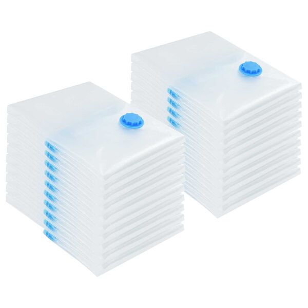 vidaXL Sacs de rangement sous vide avec stockage 20 pcs 70 x 50 cm