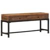 vidaXL Meuble TV 110x30x46 cm bois massif de r&eacute;cup&eacute;ration