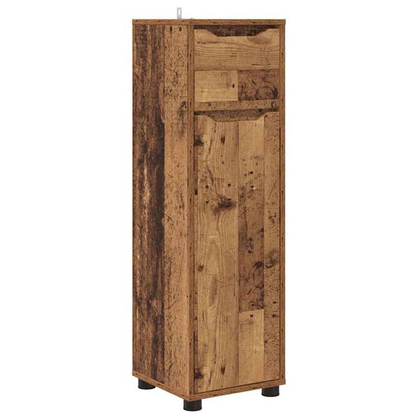 vidaXL Cabinet de salle de bain Bois Ancien 30,5 x 30 x 101 cm