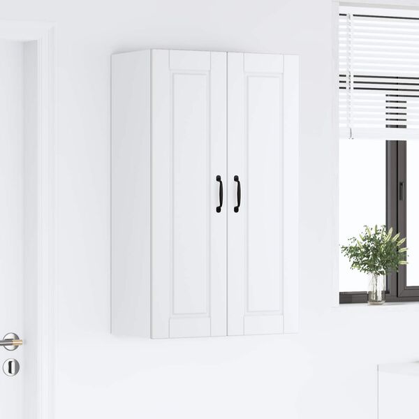 vidaXL Armoire de cuisine Blanc 60 x 31 x 100 cm Bois d'ing&eacute;nierie