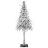 vidaXL Sapin de No&euml;l avec 150 LED Blanc 150 cm PE et Acier