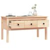 vidaXL Table basse 102x49x55 cm Bois massif de pin