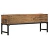 vidaXL Banc 120 cm bois de récupération massif