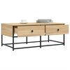 vidaXL Table basse ch&ecirc;ne sonoma 100x51x40 cm bois d'ing&eacute;nierie