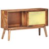 vidaXL Buffet 112x30x65 cm Bois de manguier massif