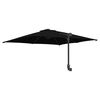vidaXL Parasol de jardin Noir 248,5 x 247,5 x 160 cm
