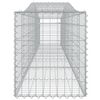 vidaXL Paniers &agrave; gabions arqu&eacute;s 6 pcs 400x50x60/80 cm Fer galvanis&eacute;