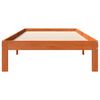 vidaXL Cadre de lit sans matelas cire marron 90x190 cm bois pin massif