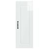 vidaXL Armoire de cuisine avec &eacute;tag&egrave;re Blanc brillant 30 x 31 x 80 cm