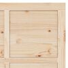 vidaXL Porte coulissante Marron 80 x 208 cm Bois de pin massif