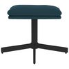 vidaXL Repose-pied Bleu 60x60x36 cm Velours