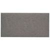 vidaXL T&ecirc;te de lit murale 12 pcs Gris clair 30 x 15 cm tissu