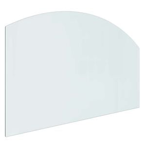 vidaXL Plaque en verre de chemin&eacute;e Transparent 100 x 60 cm Verre